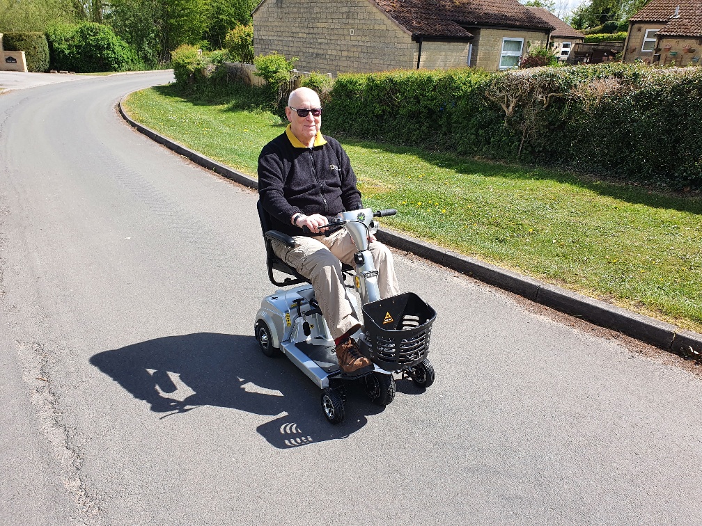 Class 2 mobility scooter legally on the road