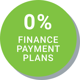 0% Finance Payment Plans