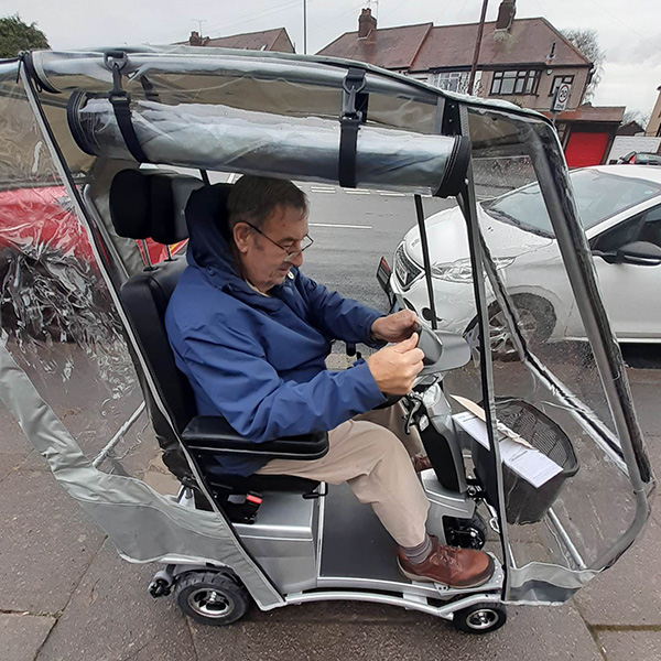 Mr Munnoch in his Vitess2 from Quingo Mobility Scooters