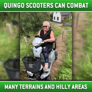 quingo scooters can combat many terrains and hilly areas