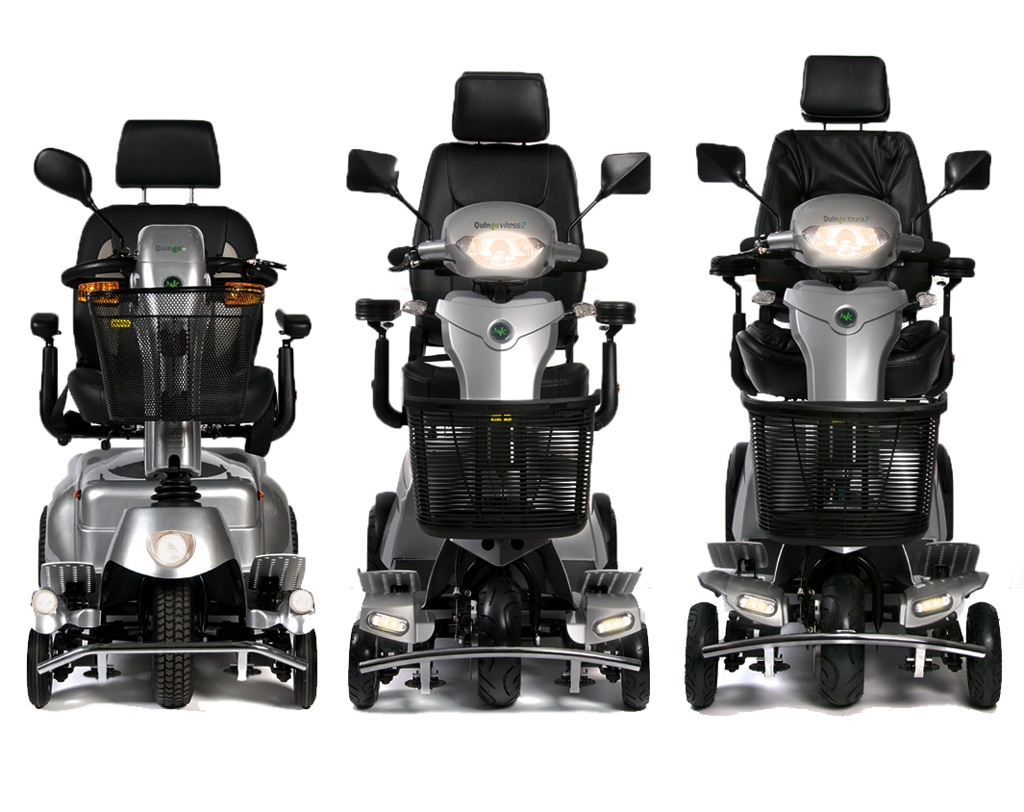 Our mobility scooters ith suspension