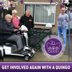 get involved again with Quingo