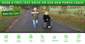 book a free test drive on our new power chair