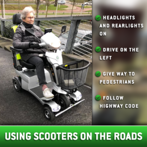 using scooters on the roads
