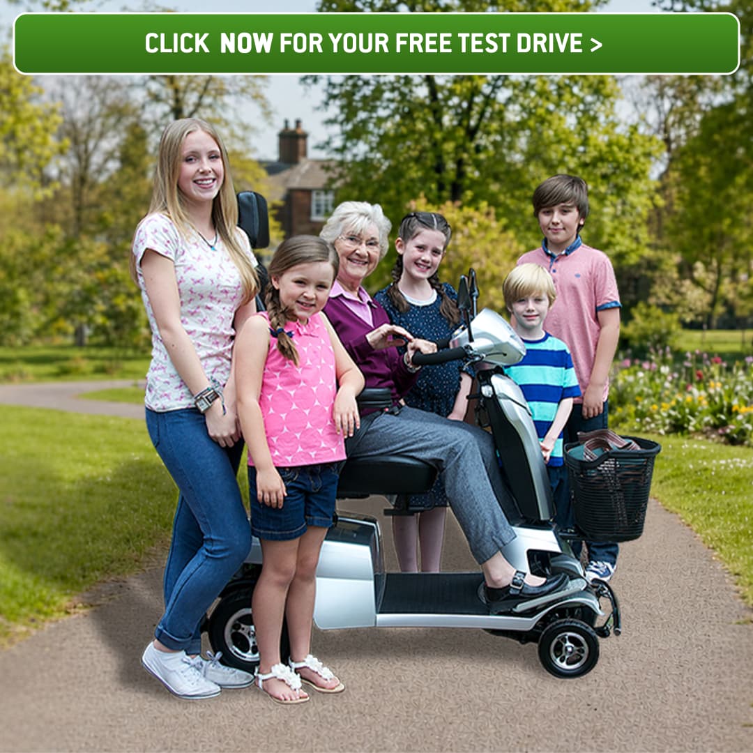 Family with scooter