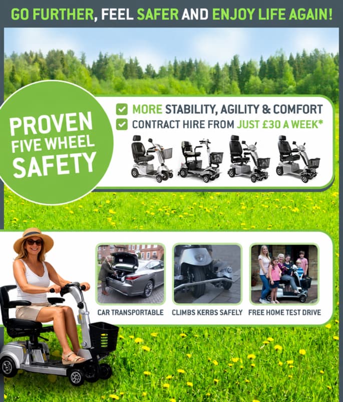 Proven five wheel safety